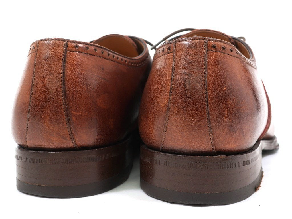 【中古】アントニオ マウリッツィ ANTONIO MAURIZI カーフ×スエード コンビ ウィングチップシューズ ブラウンxテラコッタ【サイズ40】【BRW】【S/S/A/W】【状態ランクC】【メンズ】【769170】 DPD