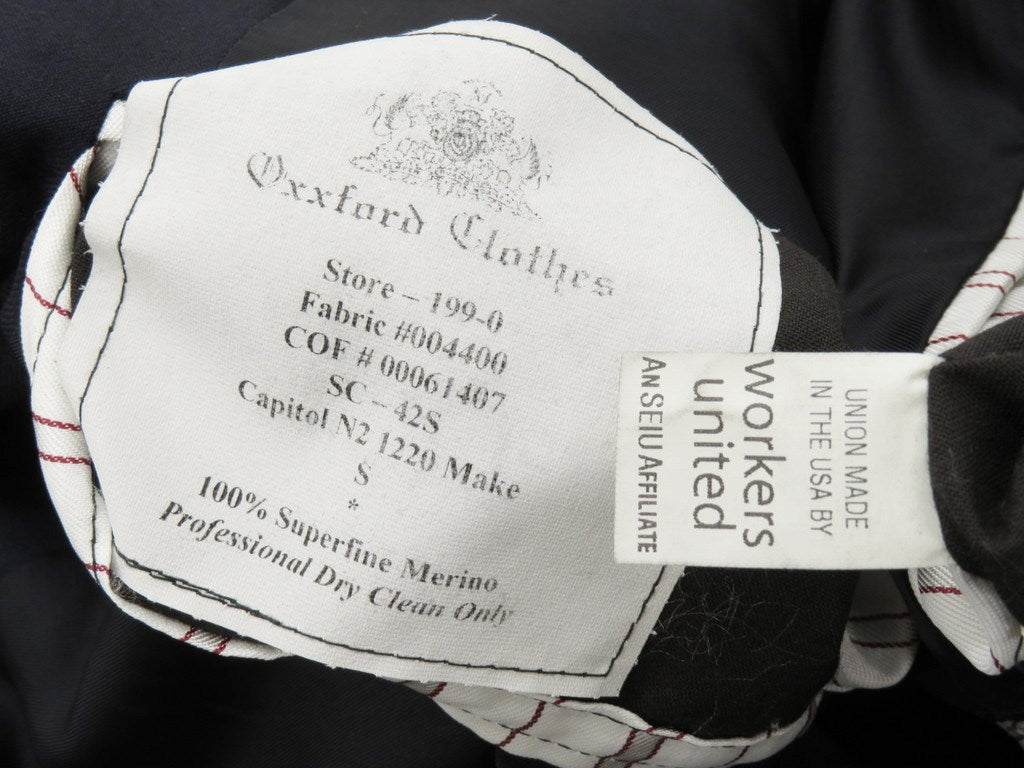 【中古】オックスフォード クローズ Oxxford Clothes ウール テーラード2つボタン ジャケット ネイビー【サイズ42】【NVY】【A/W】【状態ランクB】【メンズ】【769881】
[DPD]