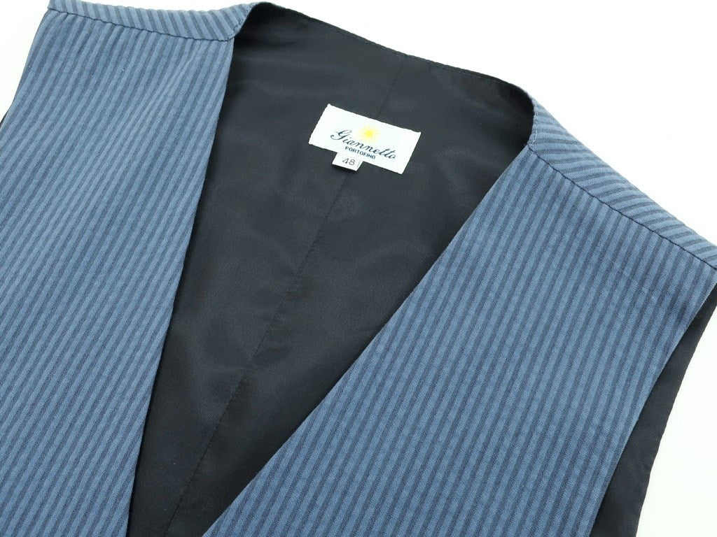 【中古】ジャンネット giannetto カジュアル系ジレ
 ネイビーxブルー【サイズ48】【NVY】【S/S】【状態ランクB】【メンズ】
【778984】 EPD