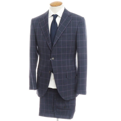 【中古】インベストメント クロージング INVESTMENT CLOTHING 3つボタンスーツ
 ネイビーxパープル【サイズ表記なし（M位）】【NVY】【A/W】【状態ランクB】【メンズ】
【778984】 EPD