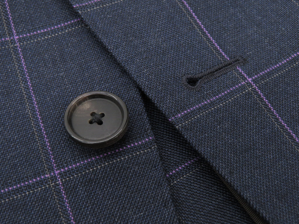 【中古】インベストメント クロージング INVESTMENT CLOTHING 3つボタンスーツ
 ネイビーxパープル【サイズ表記なし（M位）】【NVY】【A/W】【状態ランクB】【メンズ】
【778984】 EPD
