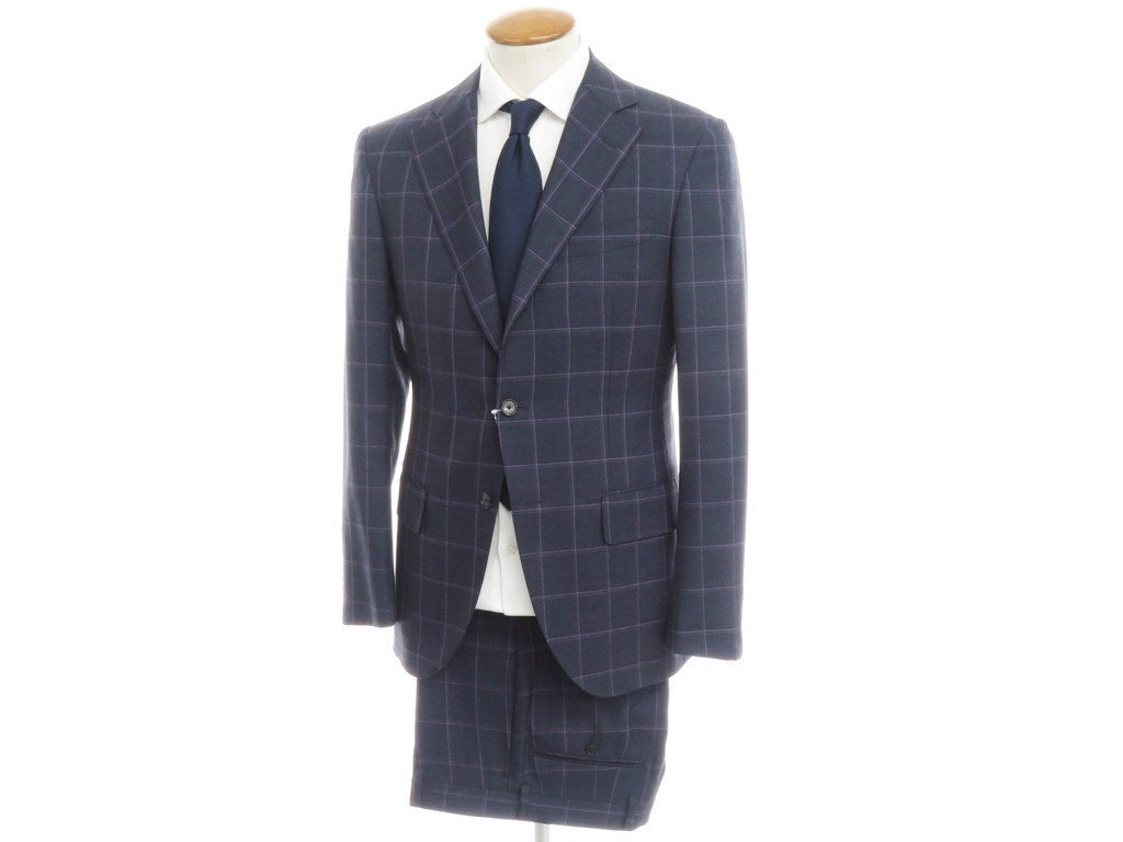 【中古】インベストメント クロージング INVESTMENT CLOTHING 3つボタンスーツ
 ネイビーxパープル【サイズ表記なし（M位）】【NVY】【A/W】【状態ランクB】【メンズ】
【778984】 EPD