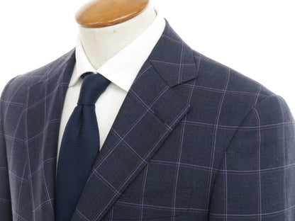 【中古】インベストメント クロージング INVESTMENT CLOTHING 3つボタンスーツ
 ネイビーxパープル【サイズ表記なし（M位）】【NVY】【A/W】【状態ランクB】【メンズ】
【778984】 EPD
