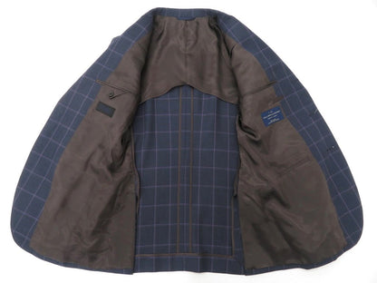 【中古】インベストメント クロージング INVESTMENT CLOTHING 3つボタンスーツ
 ネイビーxパープル【サイズ表記なし（M位）】【NVY】【A/W】【状態ランクB】【メンズ】
【778984】 EPD