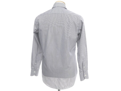 【中古】エマニュエルバーグ Emanuel Berg ドレスシャツ
 ホワイトxネイビー【サイズ38】【WHT】【S/S/A/W】【状態ランクC】【メンズ】
【769878】 EPD