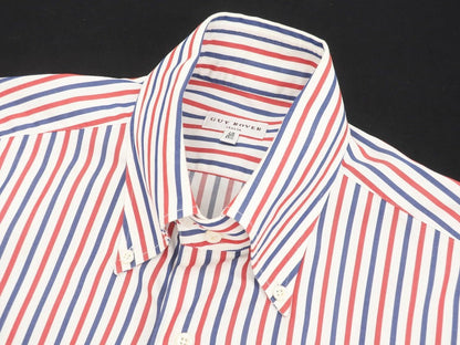 【中古】ギローバー GUY ROVER カジュアルシャツ
 レッドxネイビーxホワイト【サイズ40】【WHT】【S/S/A/W】【状態ランクC】【メンズ】
【769880】 EPD