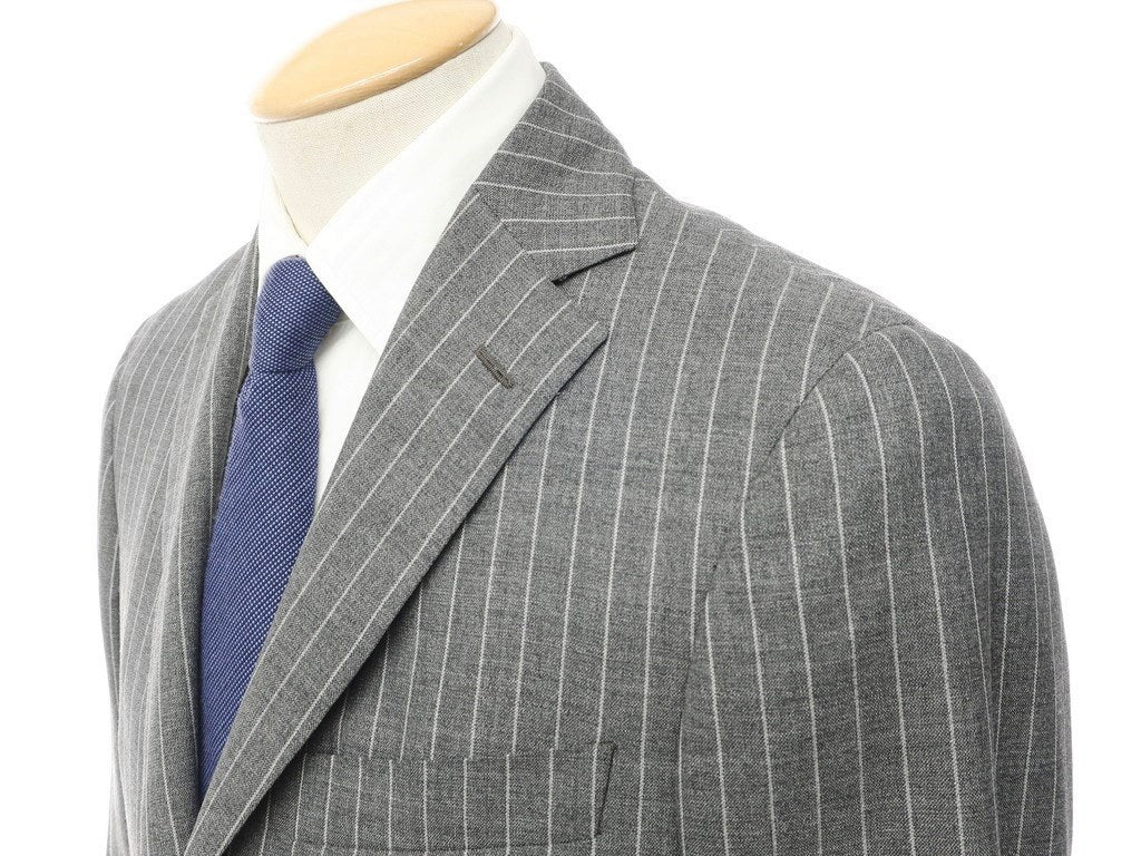 【中古】ベルベスト Belvest 3つボタンスーツ
 グレー【サイズ44】【GRY】【S/S】【状態ランクC】【メンズ】 EPD