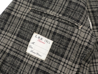 【新品】エルビーエム1911 L.B.M.1911 カジュアルジャケット
 ブラック×ベージュ【サイズ48】【BLK】【A/W】【状態ランクN】【メンズ】 EPD