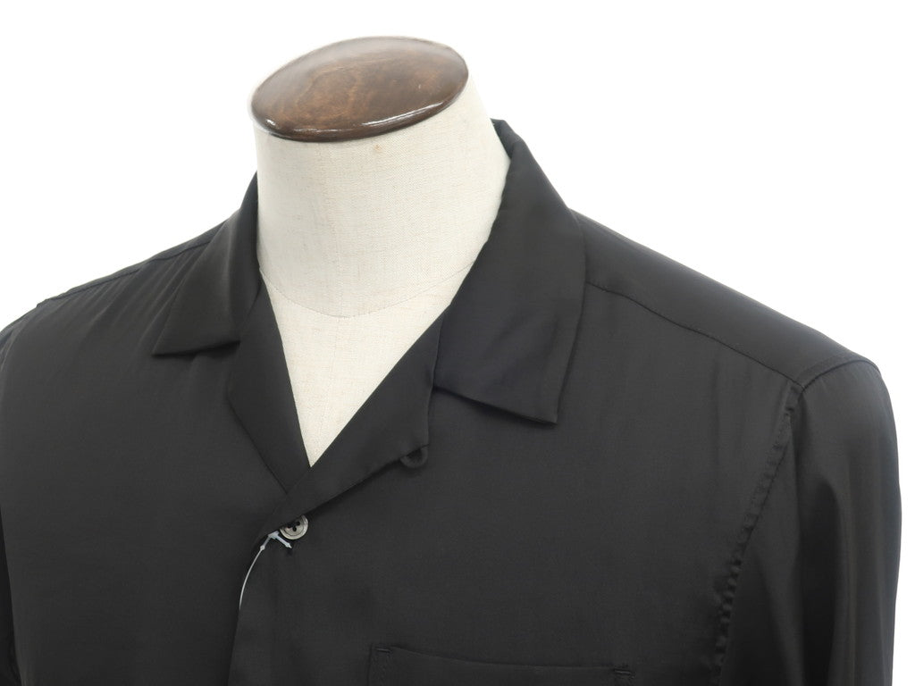 [Used] CUSTOM CULTURE Open collar casual shirt, black [Size not specified (L)] [BLK] [S/S/A/W] [Condition rank B] ​​[Men&