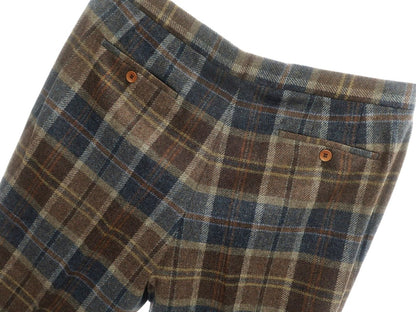 【新品】タイユアタイ TIE YOUR TIE カジュアルスラックスパンツ
 ブラウン×ネイビー系【サイズ56】【BRW】【A/W】【状態ランクN】【メンズ】 EPD