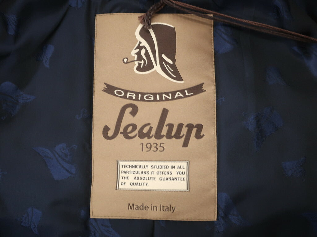 【新品】シーラップ Sealup ステンカラーコート
 ネイビー【サイズ50】【NVY】【A/W】【状態ランクN】【メンズ】 EPD
