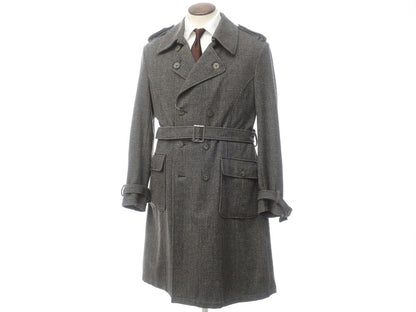 [Used] ETRO trench coat
 Dark gray x ash brown [Size L] [GRY] [A/W] [Condition rank B] ​​[Men&