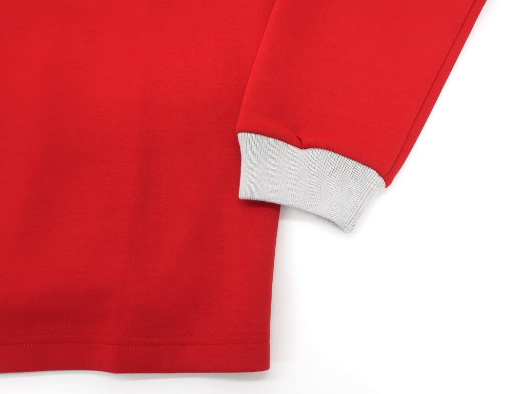 【新品】ヒールクリーク Heal Creak プルオーバーニット
 レッド×ライトグレー【サイズ50】【RED】【S/S】【状態ランクN】【メンズ】 EPD