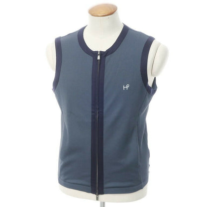 [New] Heal Creak Polyester Waffle Zip-up Vest Navy [Size 48] [NVY] [S/S] [Condition Rank N] [Men&