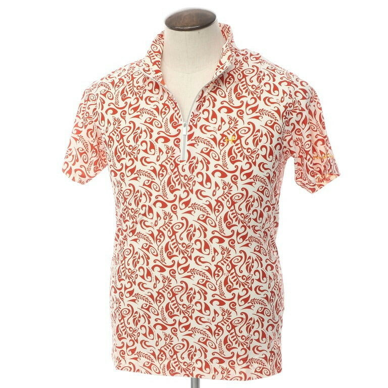 【新品】ヒールクリーク Heal Creak 半袖ポロシャツ
 レッド×ホワイト【サイズ50】【RED】【S/S】【状態ランクN】【メンズ】 EPD