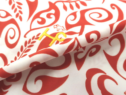 【新品】ヒールクリーク Heal Creak 半袖ポロシャツ
 レッド×ホワイト【サイズ50】【RED】【S/S】【状態ランクN】【メンズ】 EPD