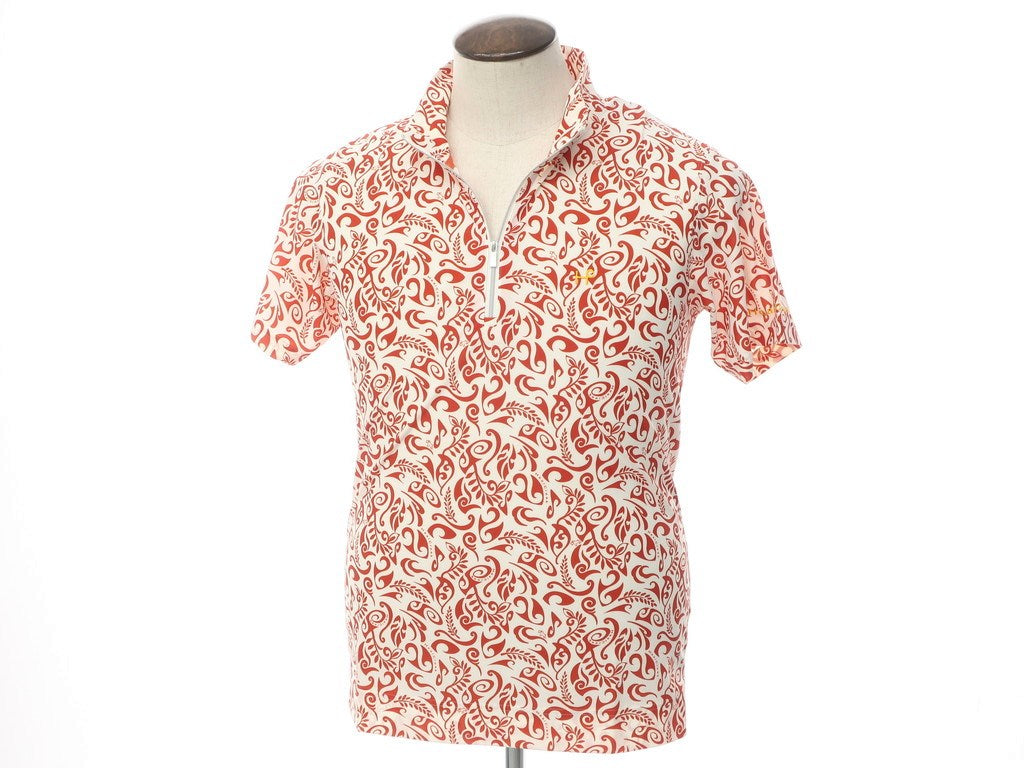 【新品】ヒールクリーク Heal Creak 半袖ポロシャツ
 レッド×ホワイト【サイズ50】【RED】【S/S】【状態ランクN】【メンズ】 EPD