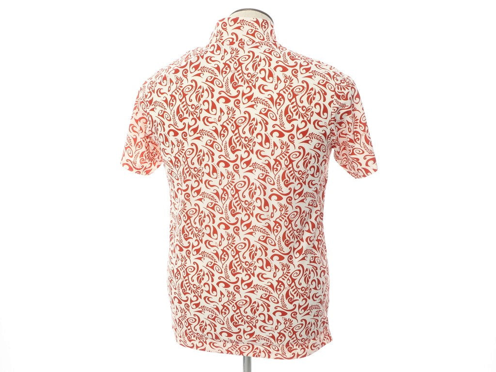【新品】ヒールクリーク Heal Creak 半袖ポロシャツ
 レッド×ホワイト【サイズ50】【RED】【S/S】【状態ランクN】【メンズ】 EPD