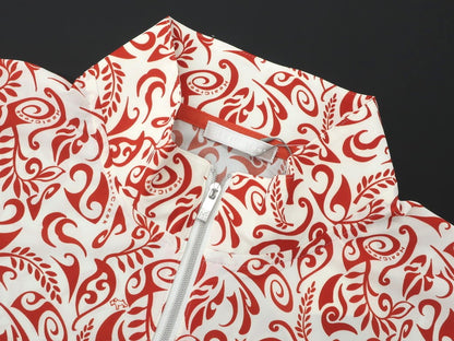 【新品】ヒールクリーク Heal Creak 半袖ポロシャツ
 レッド×ホワイト【サイズ50】【RED】【S/S】【状態ランクN】【メンズ】 EPD