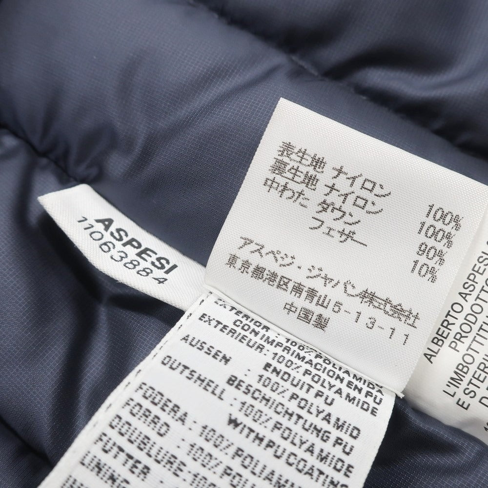 [Used] ASPESI nylon down chesterfield coat in grayish navy [Size XS] [NVY] [A/W] [Condition: C] [Men&