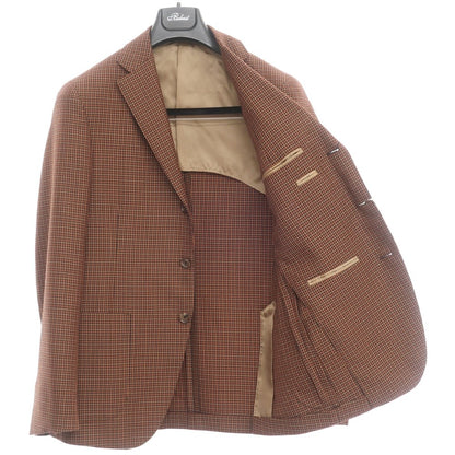 【新品】ベルベスト Belvest 3つボタンスーツ
 ブラウン×ブラック【サイズ46】【BRW】【A/W】【状態ランクN】【メンズ】
【778973】 CPD
