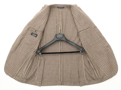 【新品】ベルベスト Belvest カジュアルジャケット
 ベージュ×ブラウン【サイズ48（8R）】【BEI】【A/W】【状態ランクN】【メンズ】 DPD