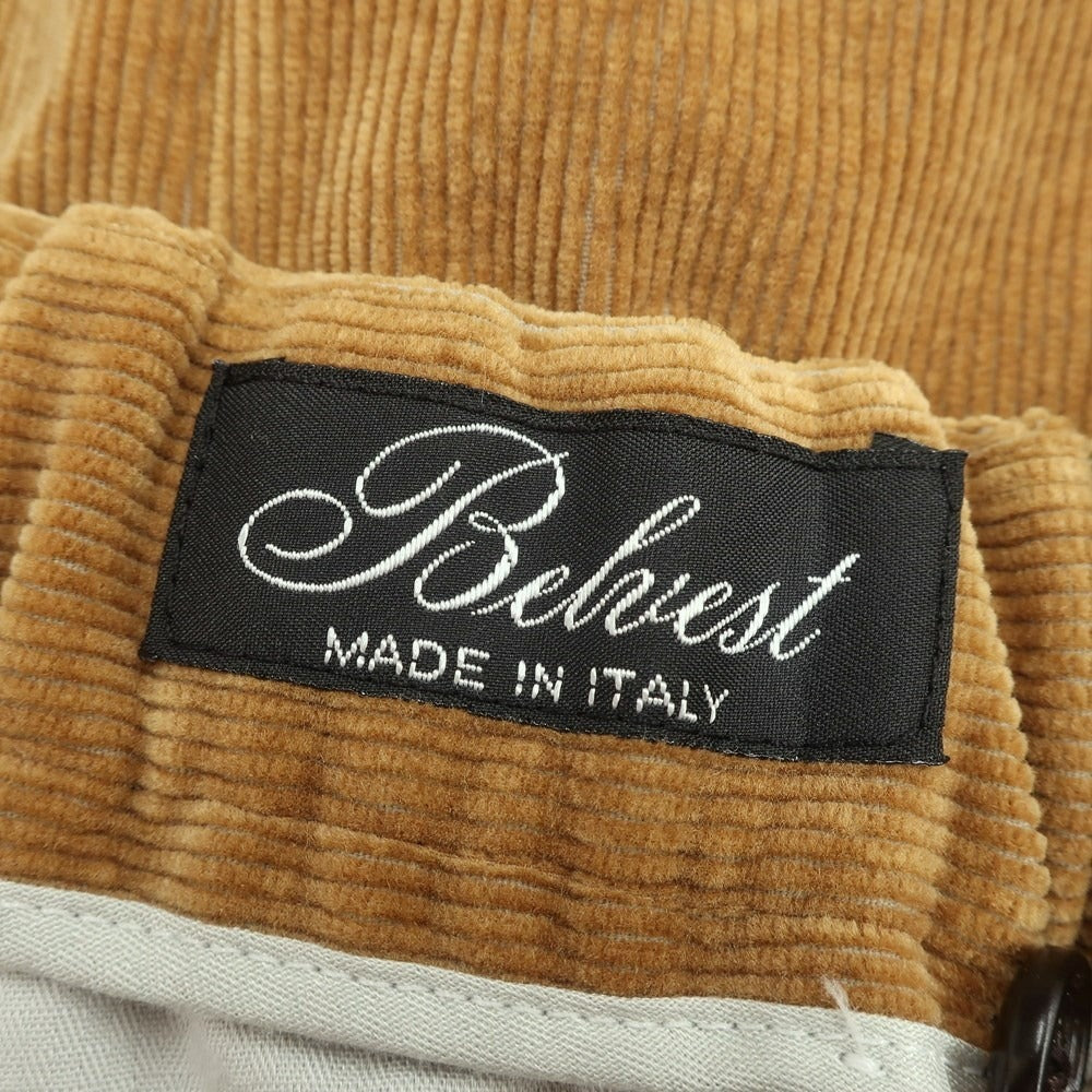 【新品】ベルベスト Belvest コーデュロイパンツ
 ライトブラウン系【サイズ48】【BRW】【A/W】【状態ランクN】【メンズ】
【779089】 DPD