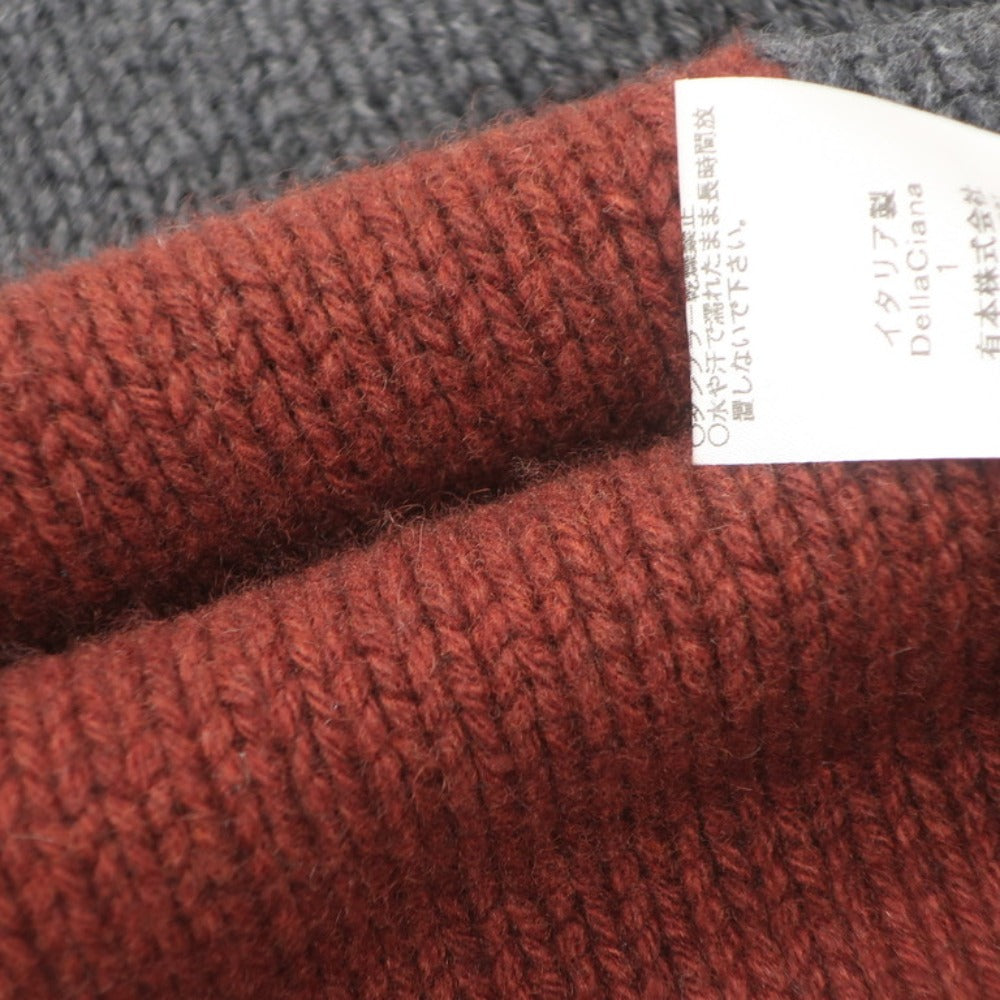 [Used] Della Ciana pullover knit
 Gray x Brown x Green [Size 48] [GRY] [A/W] [Condition Rank B] ​​[Men&