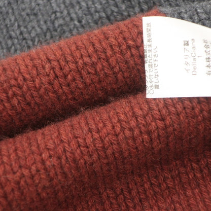 [Used] Della Ciana pullover knit
 Gray x Brown x Green [Size 48] [GRY] [A/W] [Condition Rank B] ​​[Men&