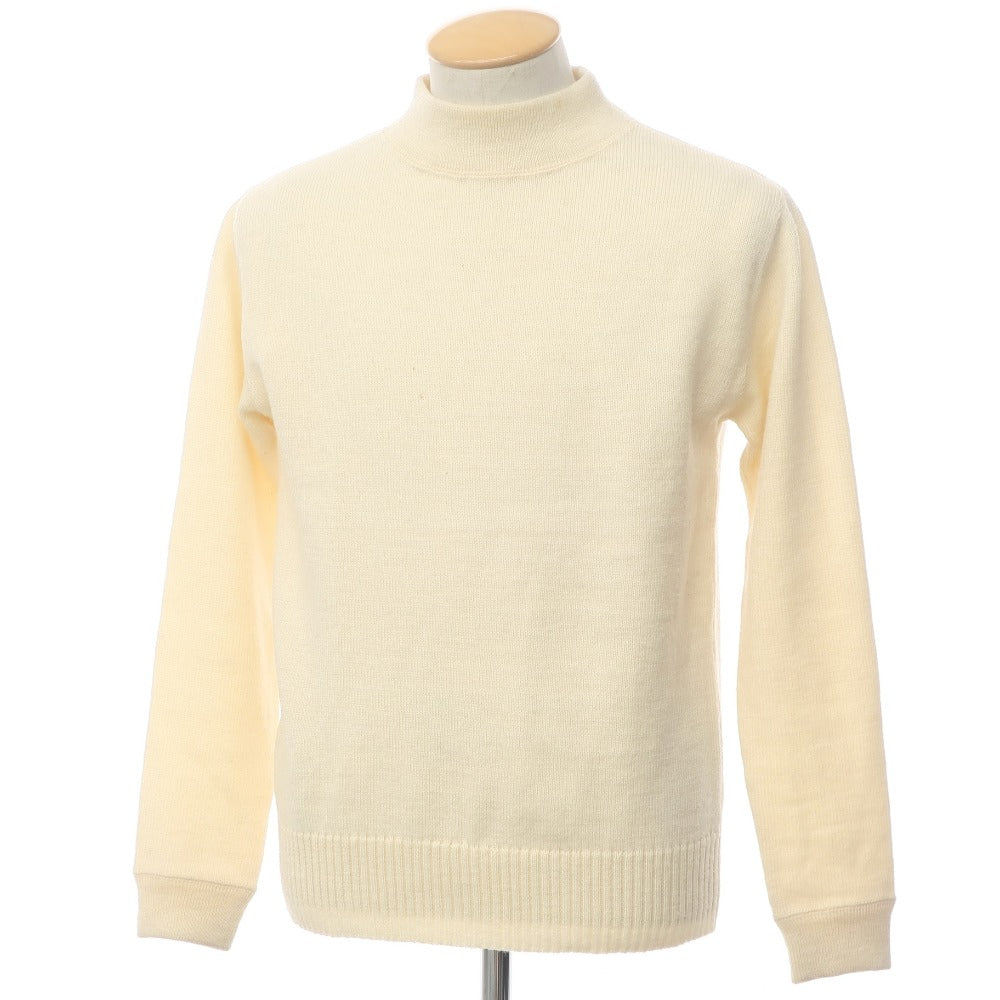 【中古】フリーマンズスポーティングクラブ FREEMANS SPORTING CLUB ハイネック  プルオーバーニット
 アイボリー【サイズS】【WHT】【A/W】【状態ランクC】【メンズ】
【779176】 EPD