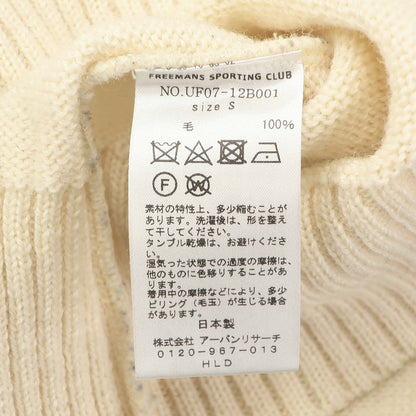 【中古】フリーマンズスポーティングクラブ FREEMANS SPORTING CLUB ハイネック  プルオーバーニット
 アイボリー【サイズS】【WHT】【A/W】【状態ランクC】【メンズ】
【779176】 EPD