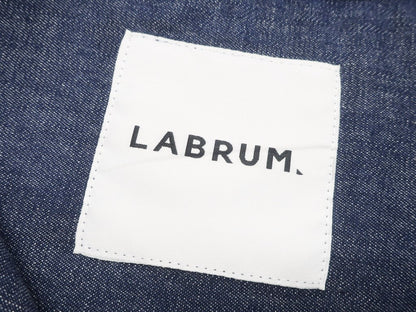 【新品】ラブラム ロンドン LABRUM LONDON カジュアルシャツ
 ネイビー【サイズM位】【NVY】【S/S】【状態ランクN】【メンズ】 EPD