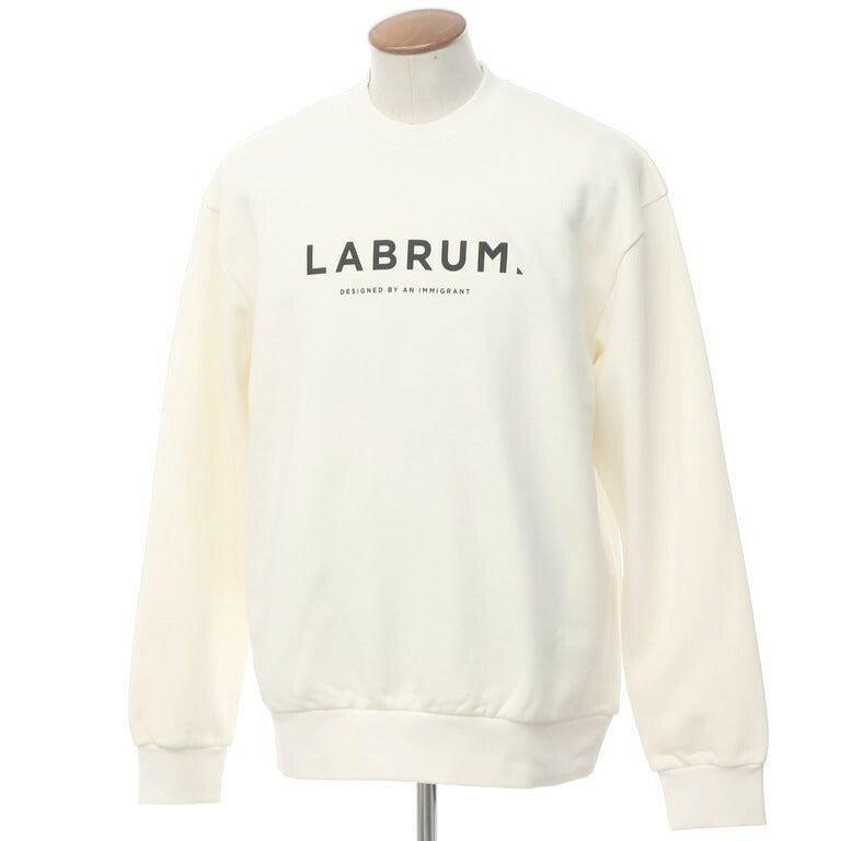【新品アウトレット】ラブラム ロンドン LABRUM LONDON スウェット
 オフホワイト【サイズM】【WHT】【A/W】【状態ランクN-】【メンズ】 EPD