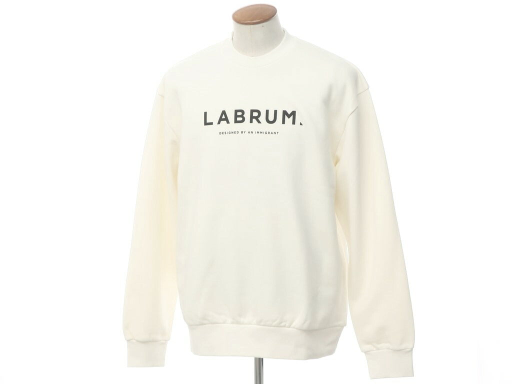 【新品アウトレット】ラブラム ロンドン LABRUM LONDON スウェット
 オフホワイト【サイズM】【WHT】【A/W】【状態ランクN-】【メンズ】 EPD