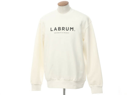 【新品アウトレット】ラブラム ロンドン LABRUM LONDON スウェット
 オフホワイト【サイズM】【WHT】【A/W】【状態ランクN-】【メンズ】 EPD