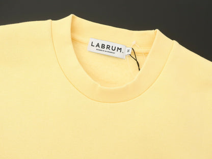 【新品アウトレット】ラブラム ロンドン LABRUM LONDON スウェット
 イエロー【サイズM】【YEL】【A/W】【状態ランクN-】【メンズ】 EPD