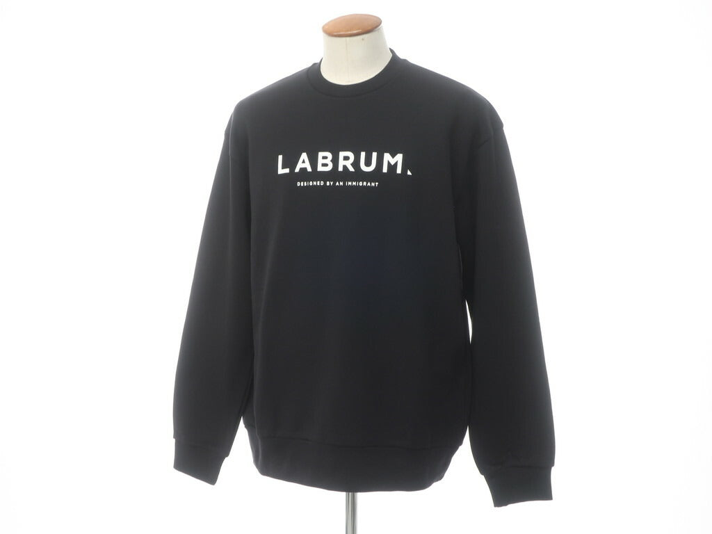 【新品】ラブラム ロンドン LABRUM LONDON スウェット
 ブラック【サイズM】【BLK】【A/W】【状態ランクN】【メンズ】 EPD