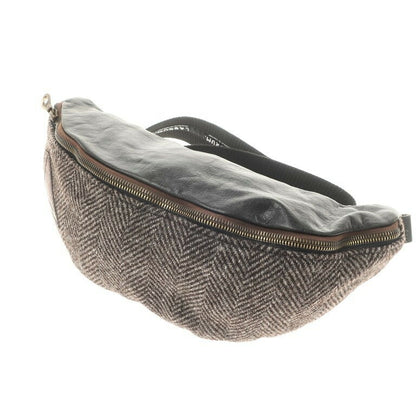 [New] LABRUM LONDON shoulder bag
 Dark brown x black x navy [W36.5xH18xD (measured at top) 10.5] [BRW] [A/W] [Condition rank N] [Men&