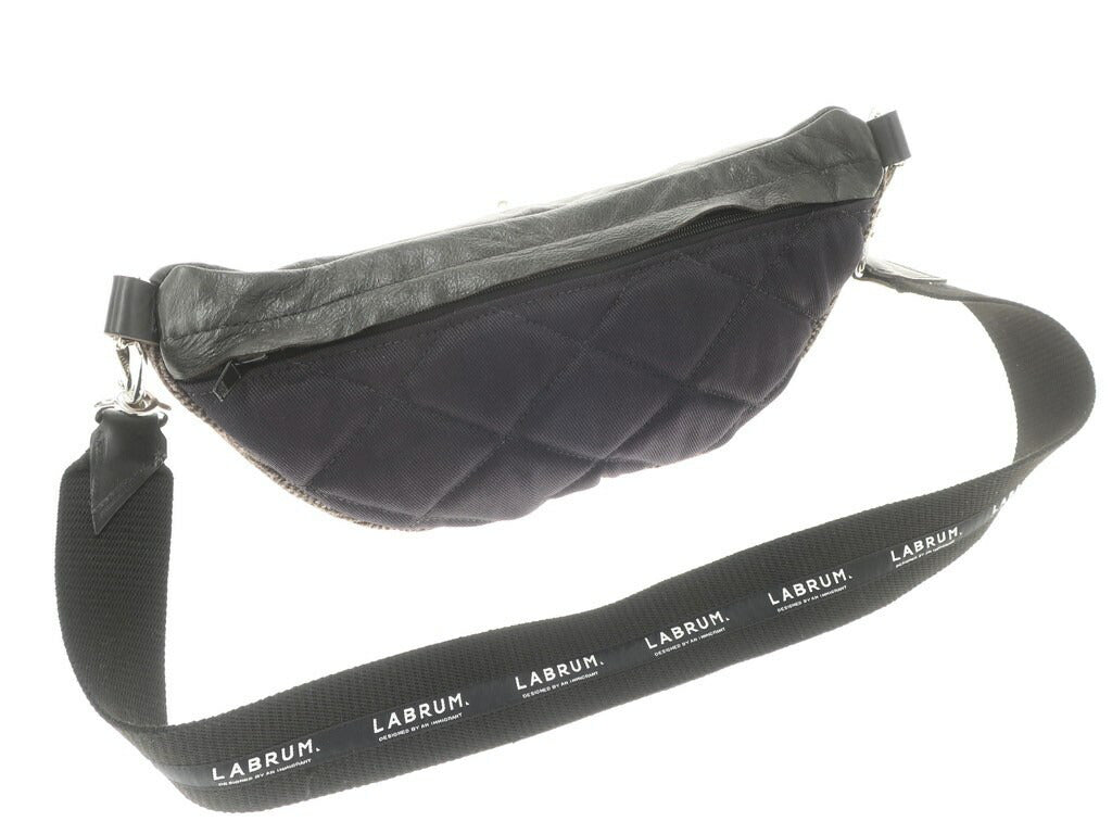 [New] LABRUM LONDON shoulder bag
 Dark brown x black x navy [W36.5xH18xD (measured at top) 10.5] [BRW] [A/W] [Condition rank N] [Men&