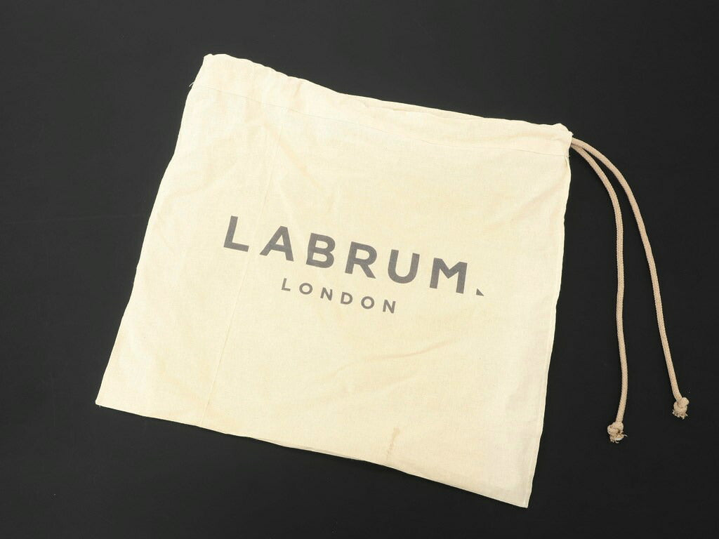 [New] LABRUM LONDON shoulder bag
 Dark brown x black x navy [W36.5xH18xD (measured at top) 10.5] [BRW] [A/W] [Condition rank N] [Men&