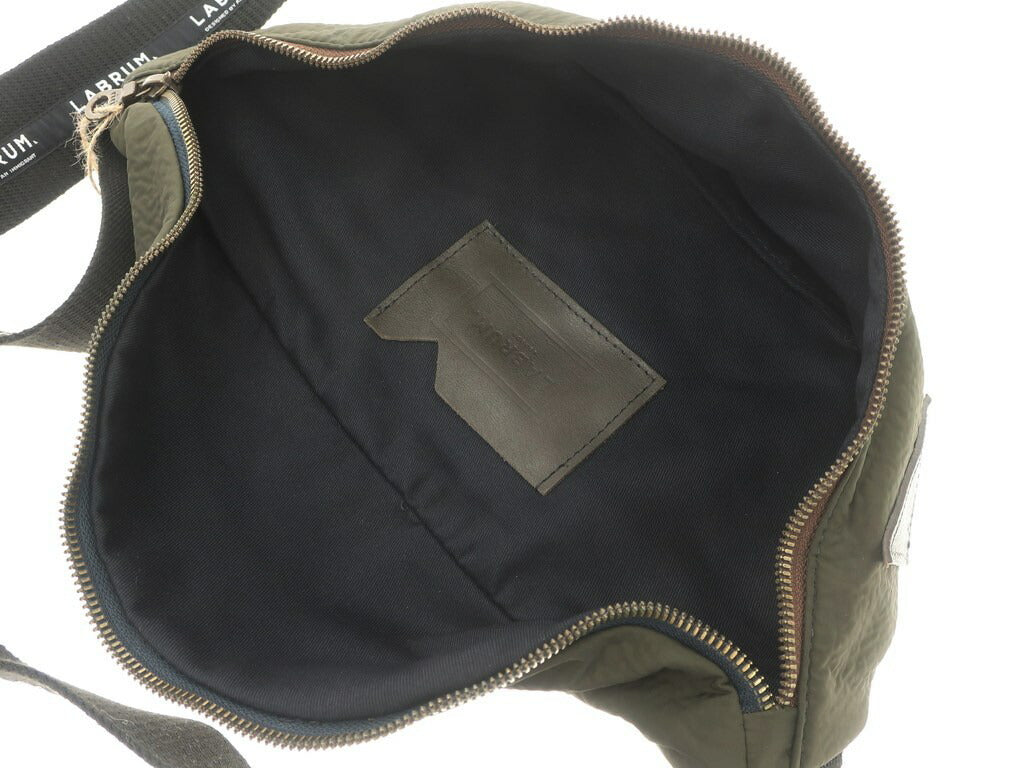 [New] LABRUM LONDON shoulder bag
 Olive x Navy [W36.5xH18.5xD11] [GRN] [S/S/A/W] [Condition Rank N] [Men&
