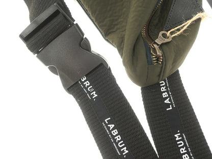 [New] LABRUM LONDON shoulder bag
 Olive x Navy [W36.5xH18.5xD11] [GRN] [S/S/A/W] [Condition Rank N] [Men&