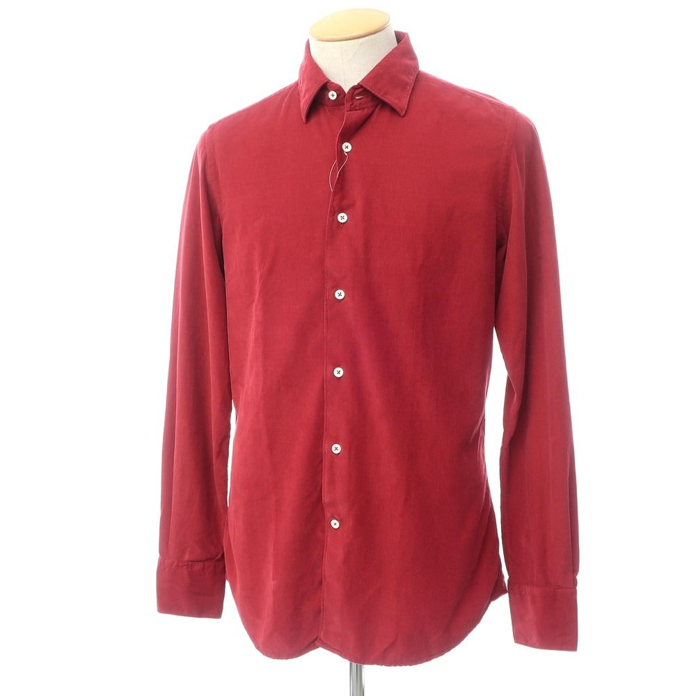 [Used] Glanshirt Corduroy Casual Shirt Red [Size 38] [RED] [A/W] [Condition Rank B] ​​[Men&