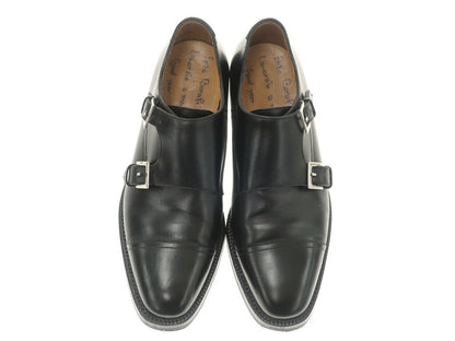 [Used] Enzo Bonafe Calfskin Double Monk Dress Shoes Black [6] [Condition Rank B] ​​[Men&