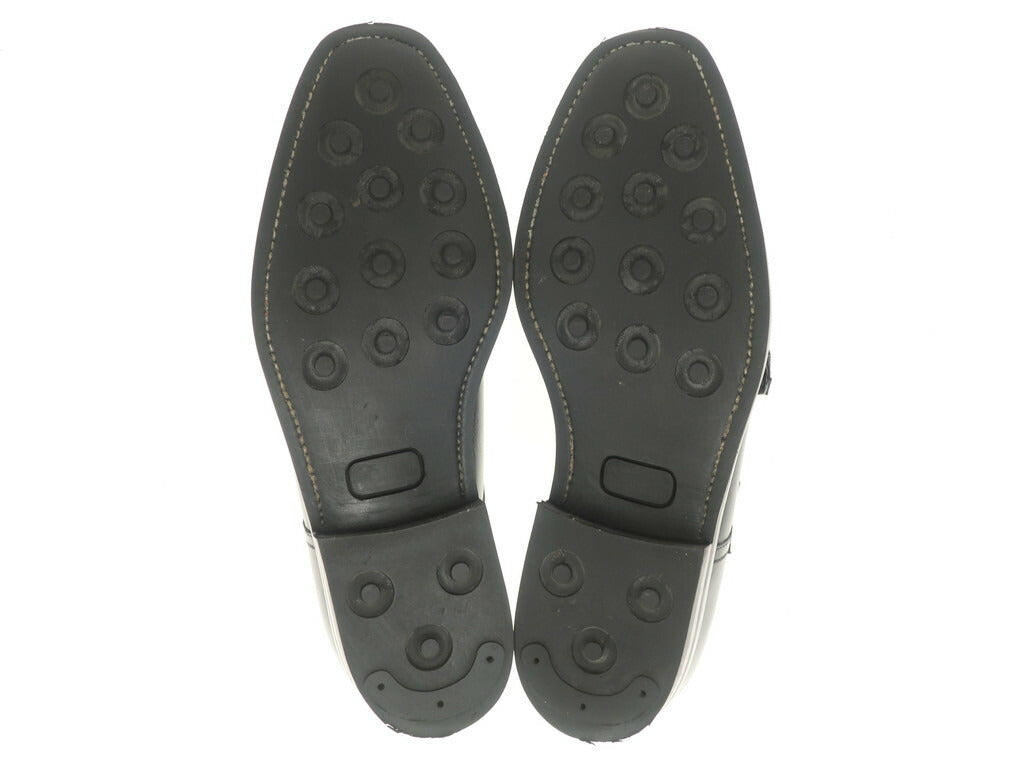 [Used] Enzo Bonafe Calfskin Double Monk Dress Shoes Black [6] [Condition Rank B] ​​[Men&