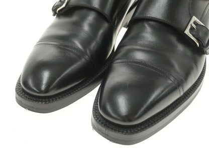 [Used] Enzo Bonafe Calfskin Double Monk Dress Shoes Black [6] [Condition Rank B] ​​[Men&