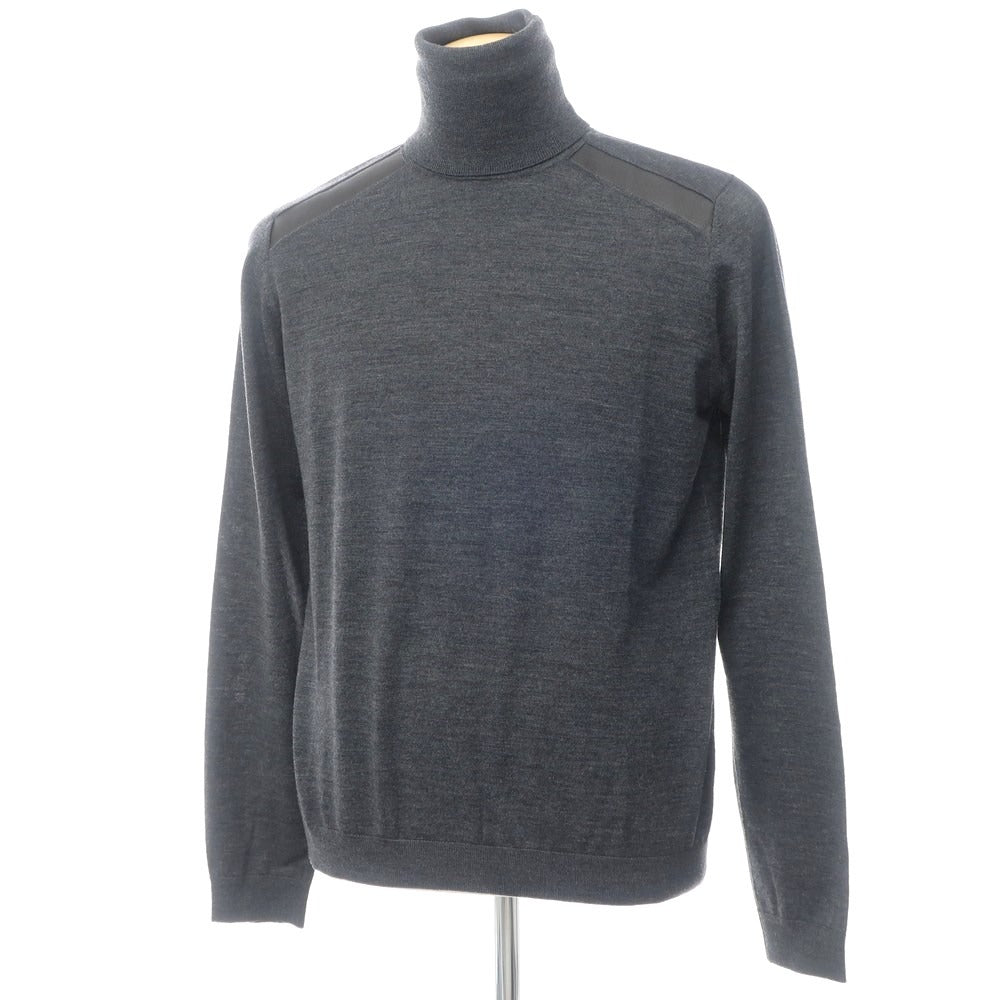 【中古】ジャストカヴァリ Just Cavalli プルオーバーニット
 ダークグレー【サイズM】【GRY】【A/W】【状態ランクB】【メンズ】
【779080】 CPD