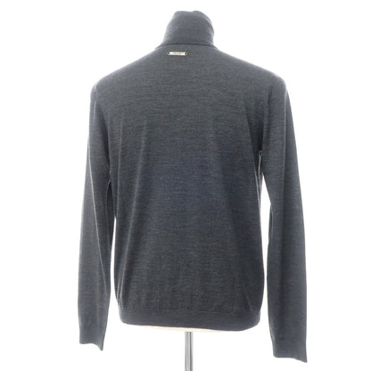 【中古】ジャストカヴァリ Just Cavalli プルオーバーニット
 ダークグレー【サイズM】【GRY】【A/W】【状態ランクB】【メンズ】
【779080】 CPD