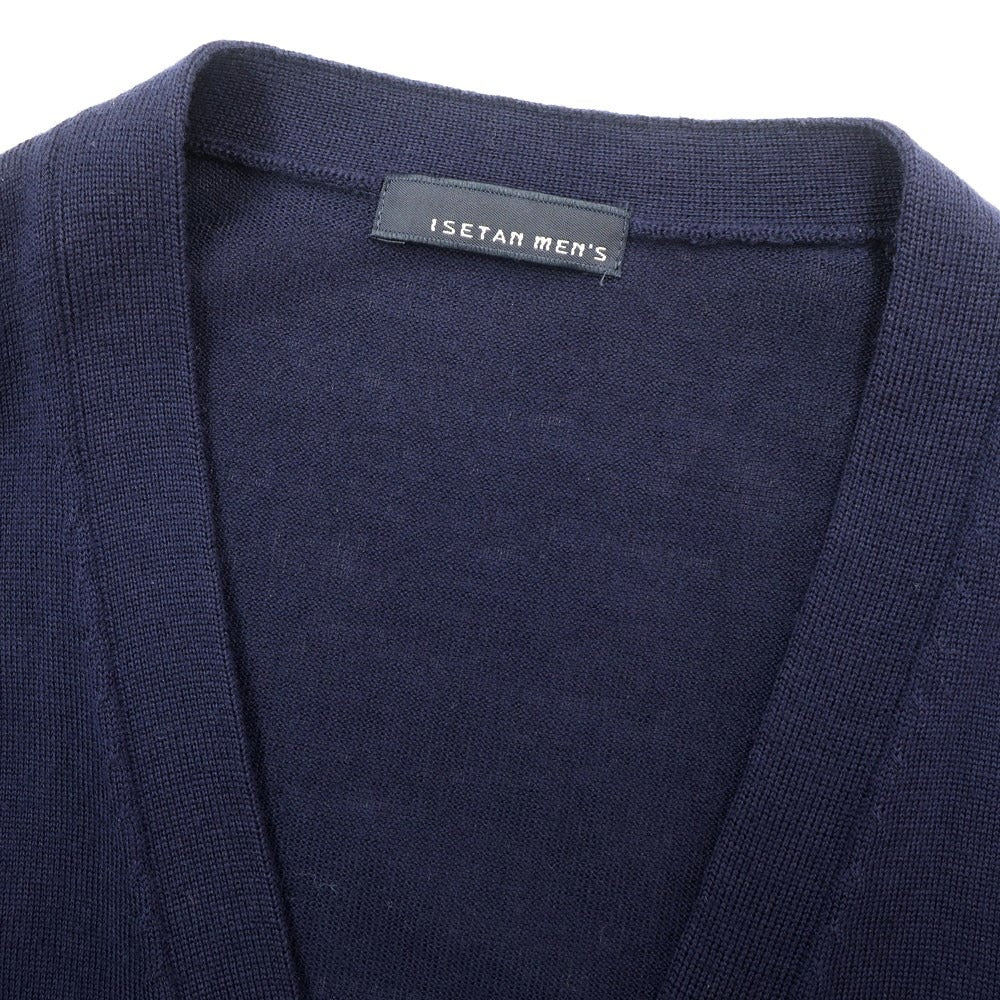 【中古】イセタンメンズ ISETAN MENS カーディガン
 ネイビー【サイズS位】【NVY】【A/W】【状態ランクC】【メンズ】
【779080】 DPD