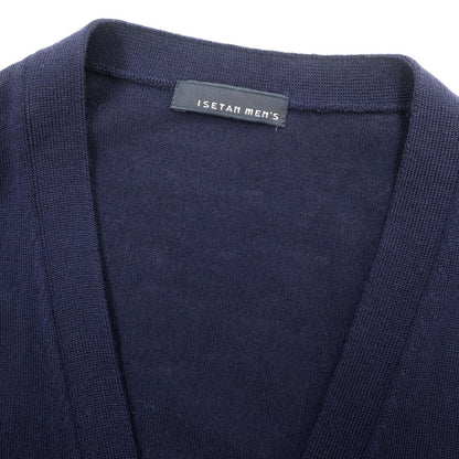 【中古】イセタンメンズ ISETAN MENS カーディガン
 ネイビー【サイズS位】【NVY】【A/W】【状態ランクC】【メンズ】
【779080】 DPD
